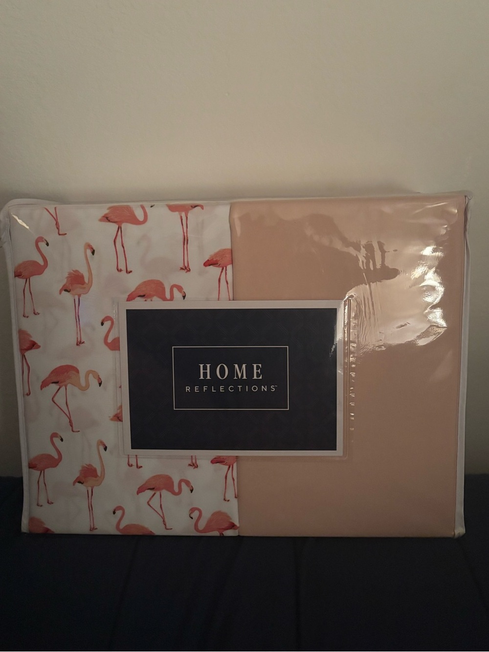 Berkshire Flamingo Print and Blush Sheet Set